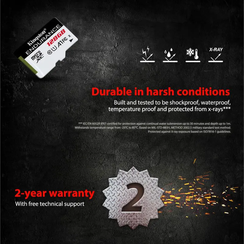 Карта памяти Kingston Micro Sd 128 ГБ 64 32 U1 SDCE C10 карта TF для домашнего монитора|Карты
