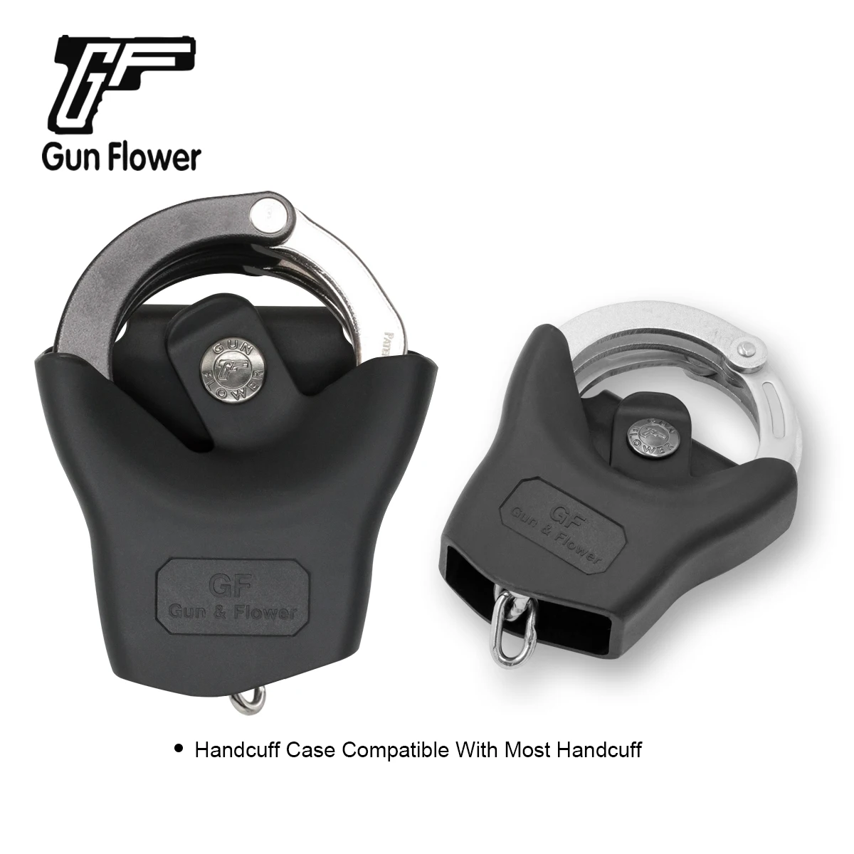 Gun&flower Polymer Handcuff Holster Thumb Release Concealed Carry Pp