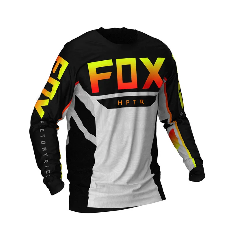 Мужские горнолыжные Джерси hptr fox рубашки для горного велосипеда одежда езды на