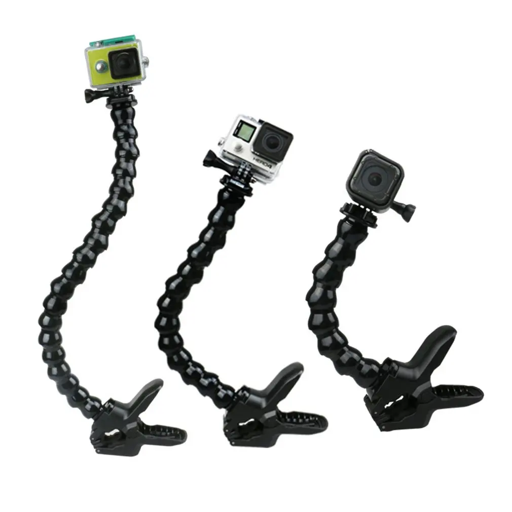 Регулируемый гибкий зажим для GoPro Hero 7 6 5 Black аксессуары для камеры