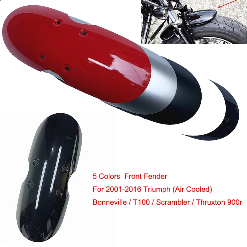 

Motorcycle Short Front Fender Mudguard Fairing Black Motorbike Chopper Bobber Fit For Triumph Scrambler 2001-2016 2014 2015