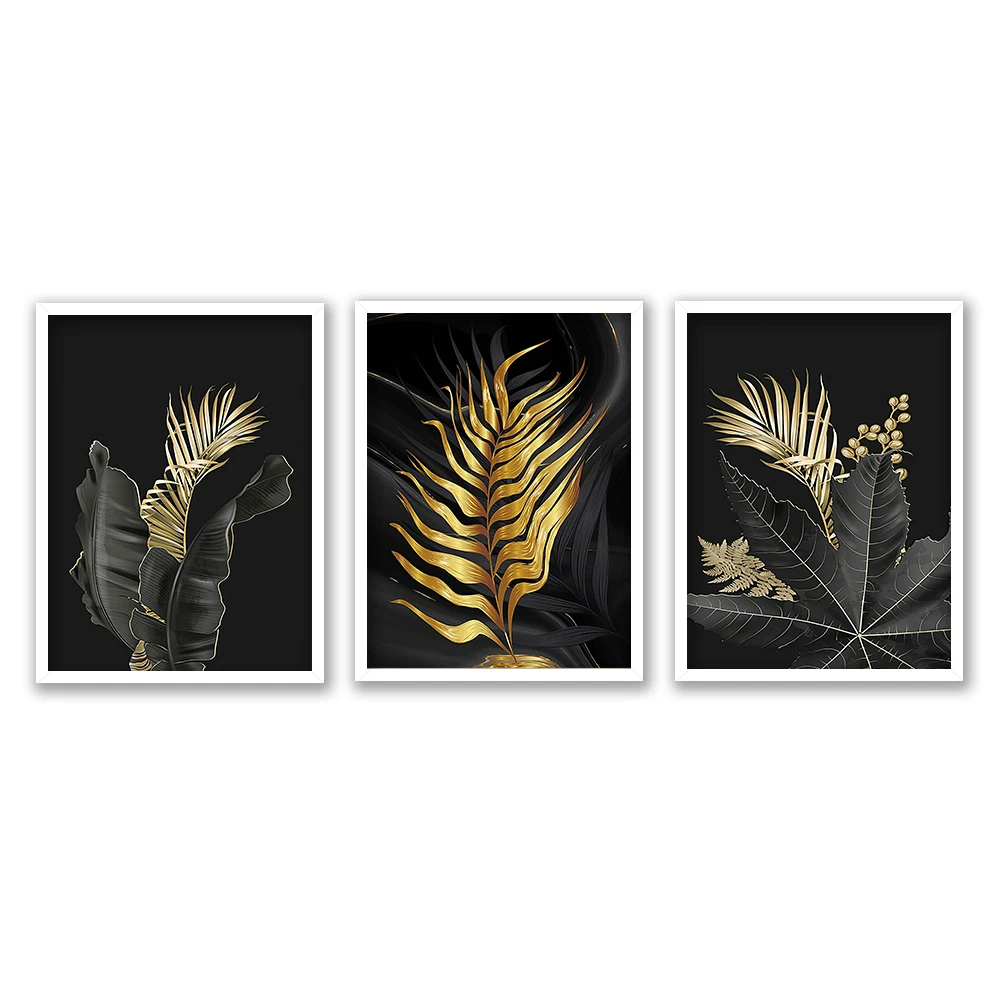 

Canvas Wall Art Simple Life Painting Dathroom Wall Decor Monstera Plant 3 Pieces Framed Canvas Pictures Contemporary Watercolor