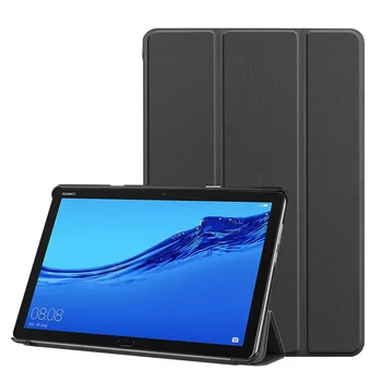

Case for Huawei Mediapad T5 10 10.1 inch Funda AGS2-W09 AGS2-L09 AGS2-L03 Tri-Fold Leather Flip Stand Magnetic Cover Tablet Case