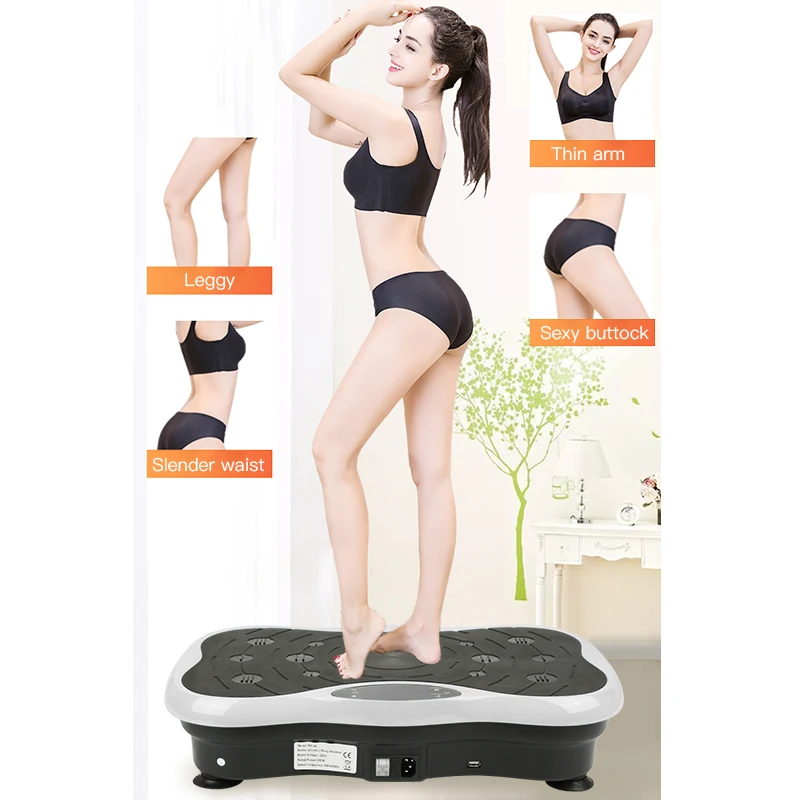 Permalink to OVERSEAS STOCK!!! Exercise Fitness Slim Vibration Machine Trainer Plate Platform Body Shaper With Remote Control HWC