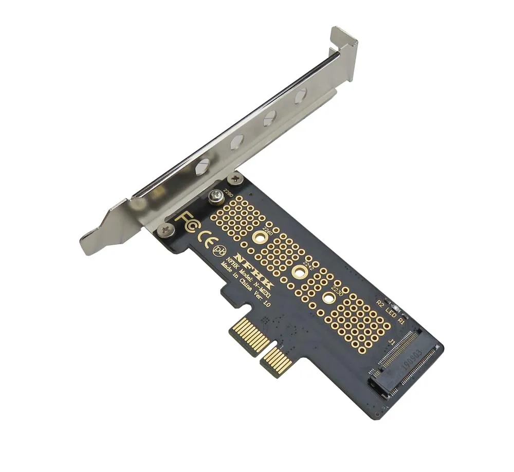 NVMe PCIe X4 X2 M.2 NGFF SSD to PCIe X1 Adapter PCIe X1 to M.2