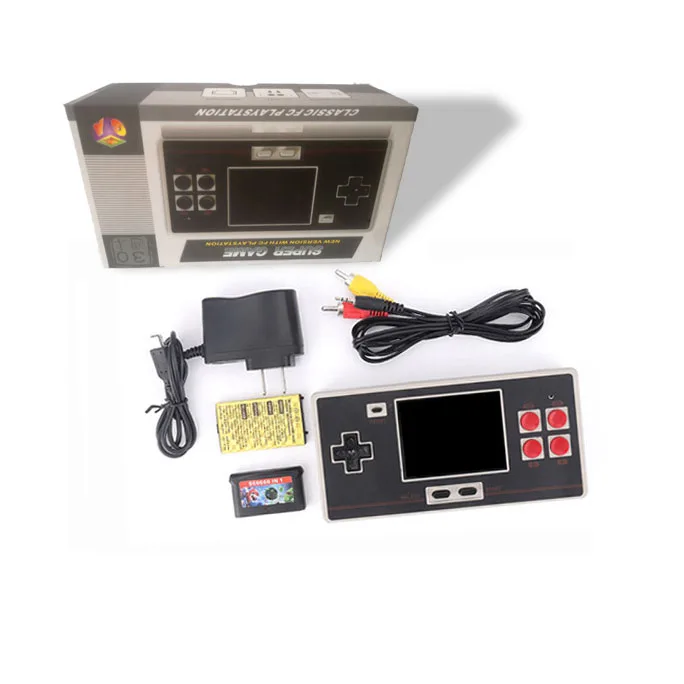 Black Встроенный 600 игр Мини ТВ игровая консоль 8 бит Ретро Классический Ручной игровой плеер AV выход видео игровая консоль игрушки подарки - Цвет: Black