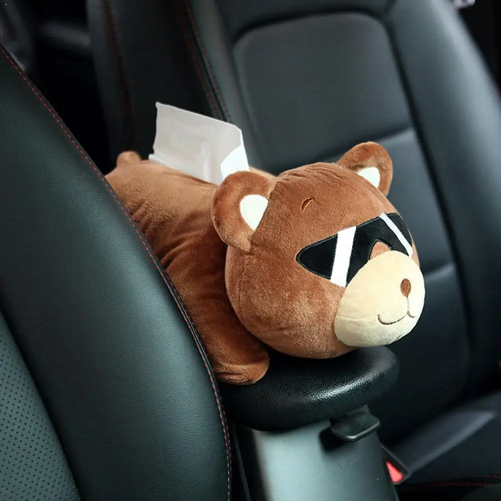 

2020 Creative Tissue Box Monkey Fox Dog Paper Napkin Cute Car Case Paper Napkin Holder Boxes Animals Cartoon D0Y0