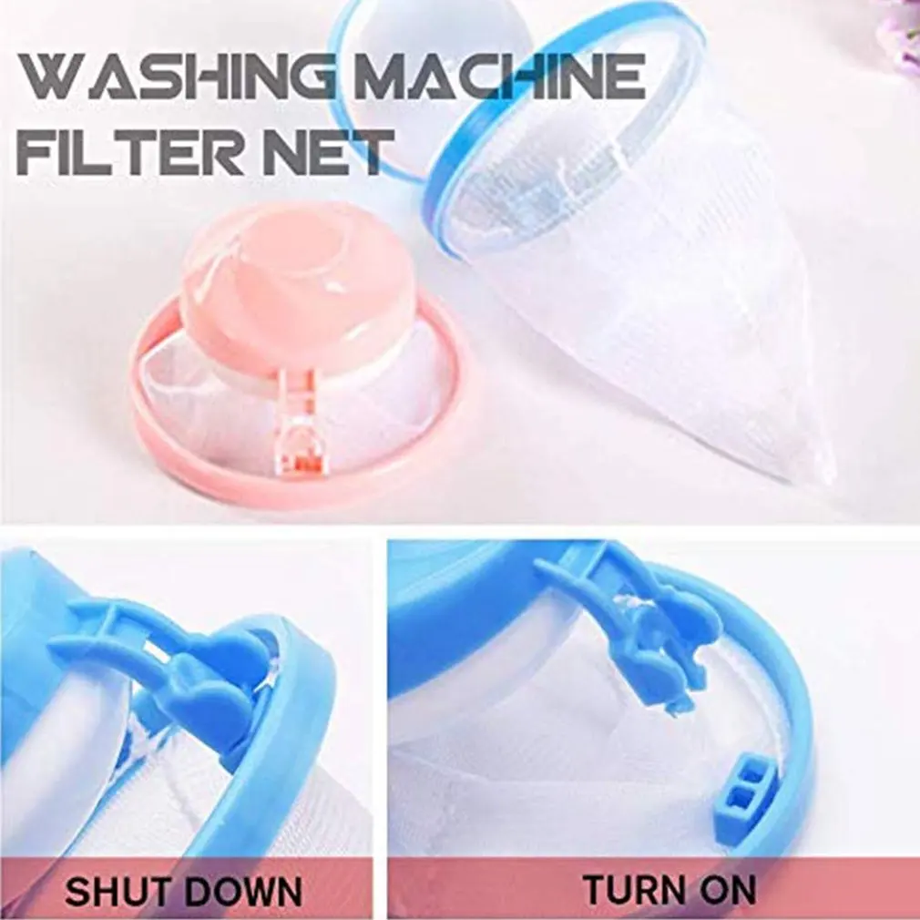 Pet Hair Remover For Washing Machine, Reusable Hair Filter Net Bag Washer Hair Catcher Float Pet Skin Collector