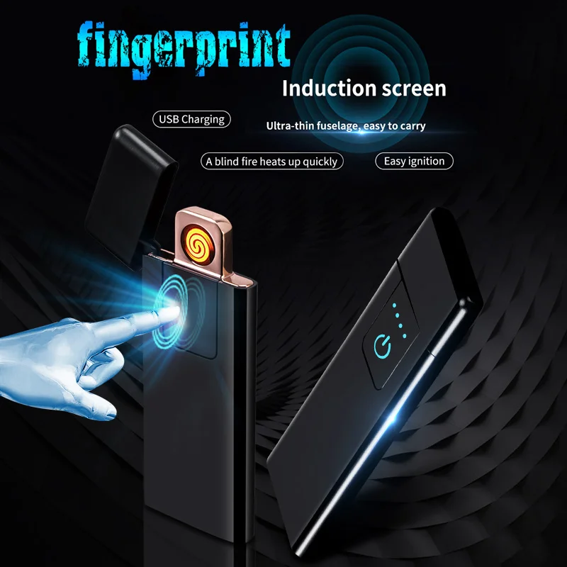 Зажигалка USB Электронная портативная для сигарет ветрозащитная многоцветная