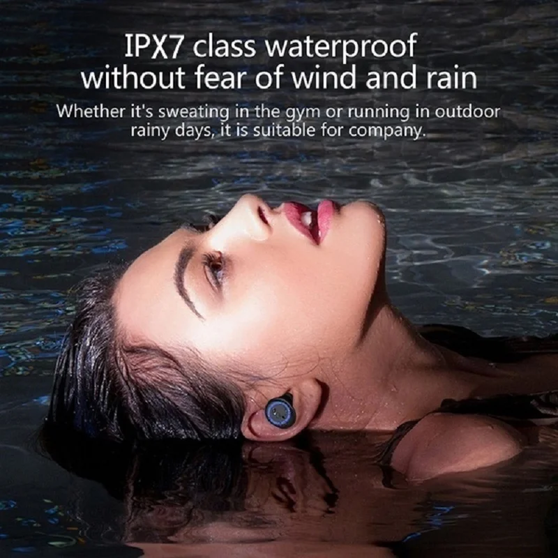TWS 9D HIFI Wireless Earphones Noise reduction Waterproof Bluetooth Earphone 5 0 Bluetooth Headphones Sports Running Headset