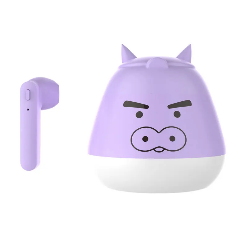 Fashion Cartoon Bluetooth Headset TWS Wireless Binaural Running Sports Bluetooth 5 0 Earphone Button Control for Android Apple