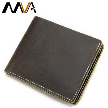 

Male Wallet Genuine Leather Wallets Man Short Wallets Purses Men Crazy Horse Pocket Wallet Card Holder carteira masculina 8811