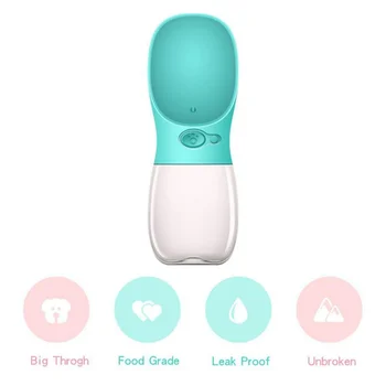 

350ml Pet Water Bottle Dog Large Capacity Leakproof Portable Drinking Feeders Drinker Outdoor Travel Supplies