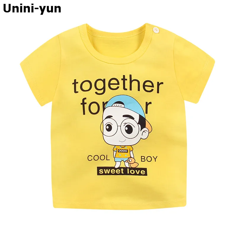 Летняя футболка для маленьких мальчиков детская повседневная хлопковая одежда с короткими рукавами и принтом человека для малышей топы, футболки летний топ для детей от 9 месяцев до 6 лет - Цвет: Серый