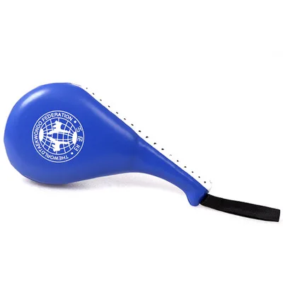 Тхэквондо мишень для ног, боксерская сумка, тренировочная ручная мишень, боксерские сумки для взрослых и детей, фокус, мишень - Цвет: blue