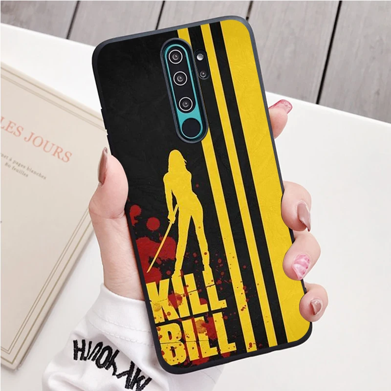 xiaomi leather case handle Kill Bill Silicone Ốp Lưng Điện Thoại Redmi Note 9 8 7 Pro S 8T 7A Bao xiaomi leather case color Cases For Xiaomi