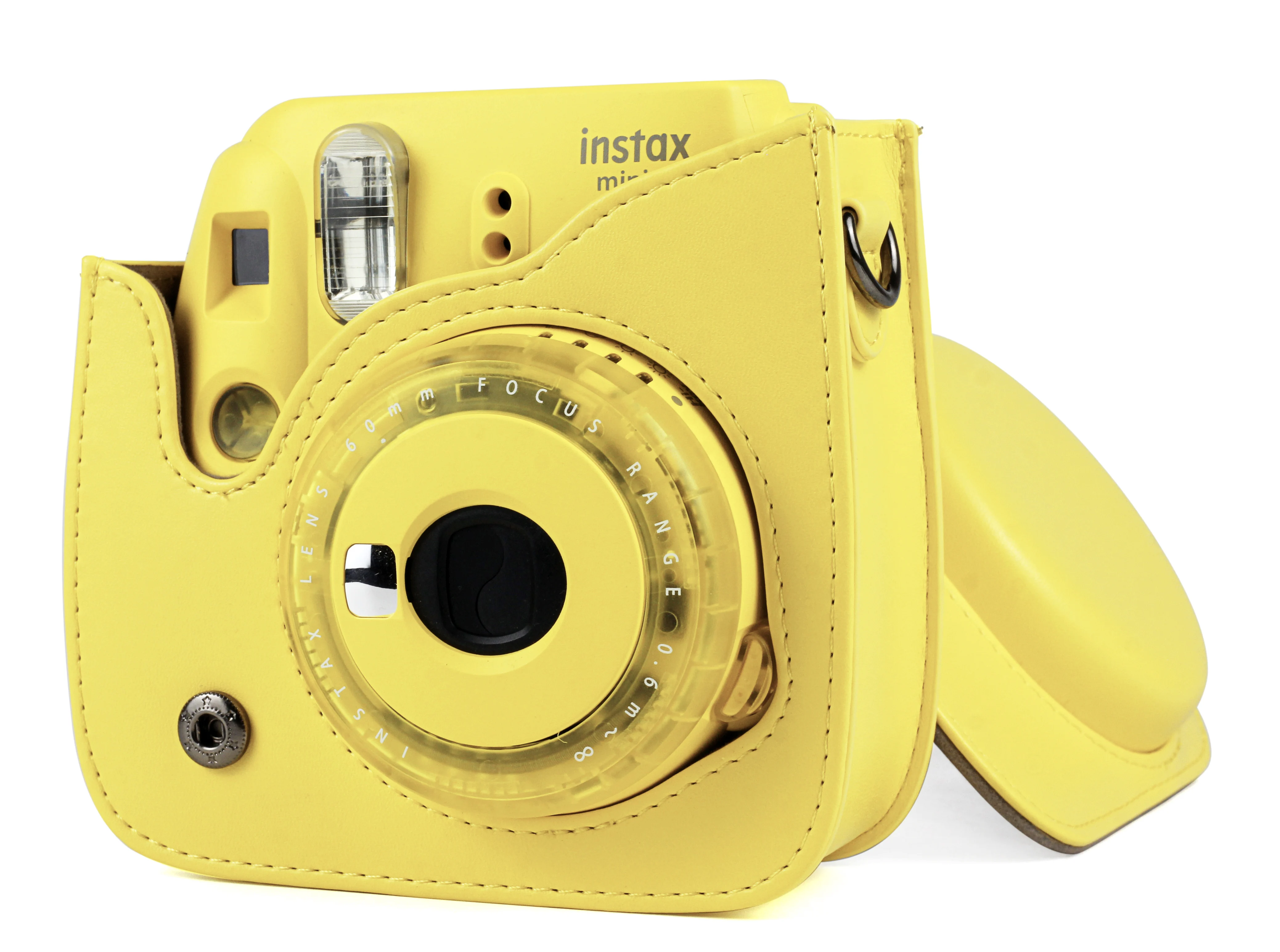 Фиолетовая Сумка из искусственной кожи Instax Mini чехол с плечевым ремнем для Fujifilm