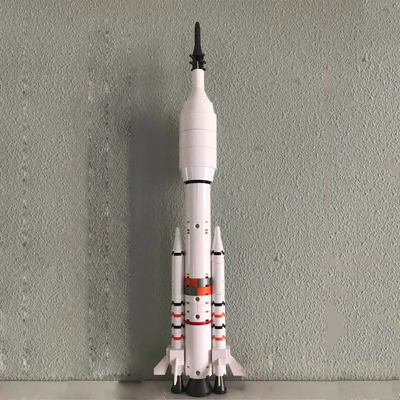 Космическая станция совместимый с ракетами лунный космический корабль фигурки