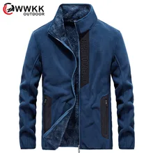 WWKK, новые походные куртки, уличная спортивная одежда, флисовая Мужская водонепроницаемая бархатная зимняя теплая куртка для кемпинга, походов, лыжного спорта