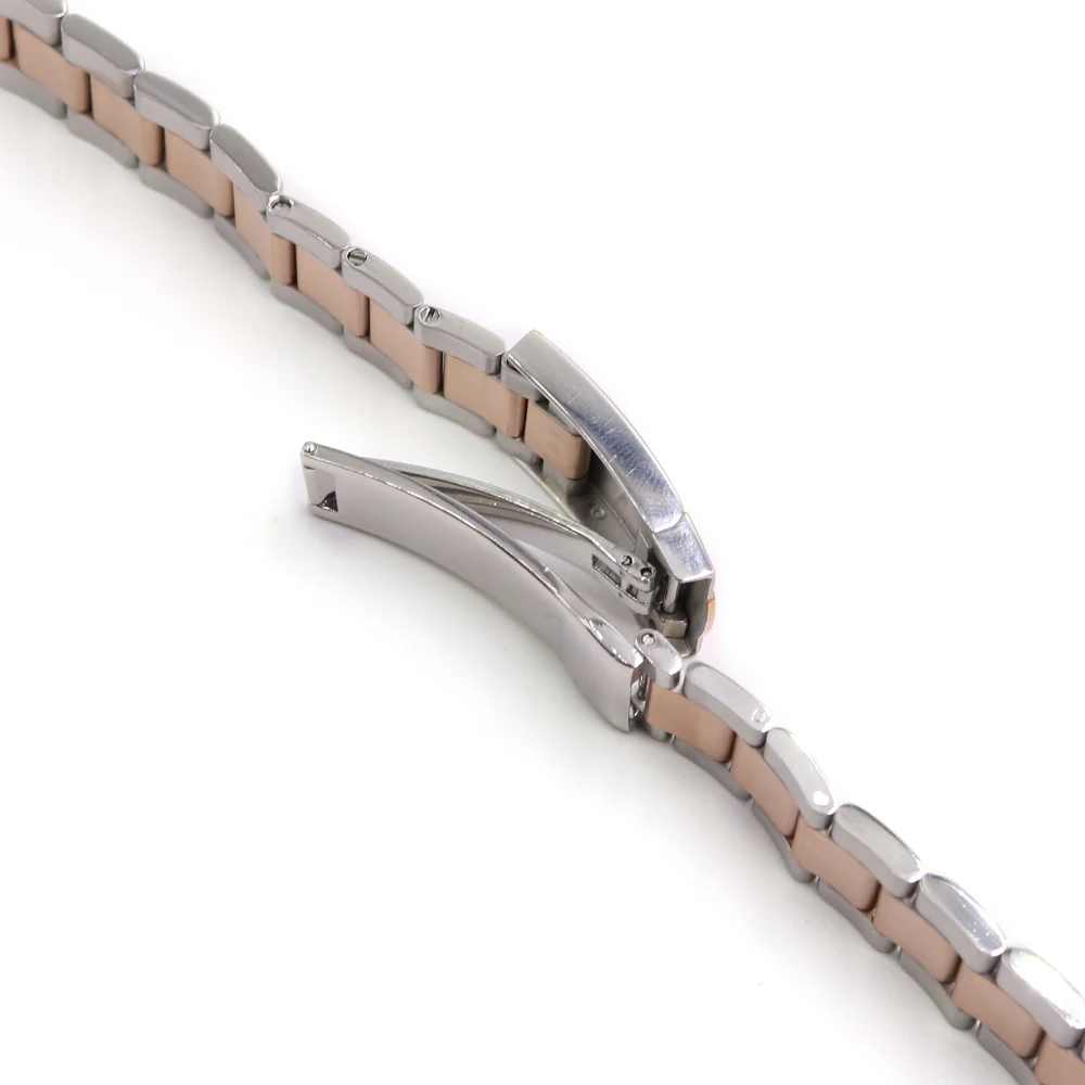 Rolamy 20mm 316L Steel Solid Curved End Screw Links Replacement Watch Band Watchband Strap Bracelet For Rolex Submariner