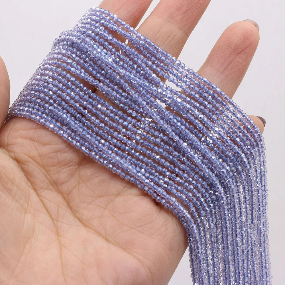 Natural Stone Shiny Quartzs Beads Small Faceted Spinel Bead for Jewelry Making Diy Necklace Bracelet Accessories 14inch