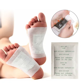 

10/20/40/80pcs Bamboo Vinegar Detox Foot Patch Bamboo Pads Patches With Adhersive Foot Care Improve Sleep Slimming Foot Sticker