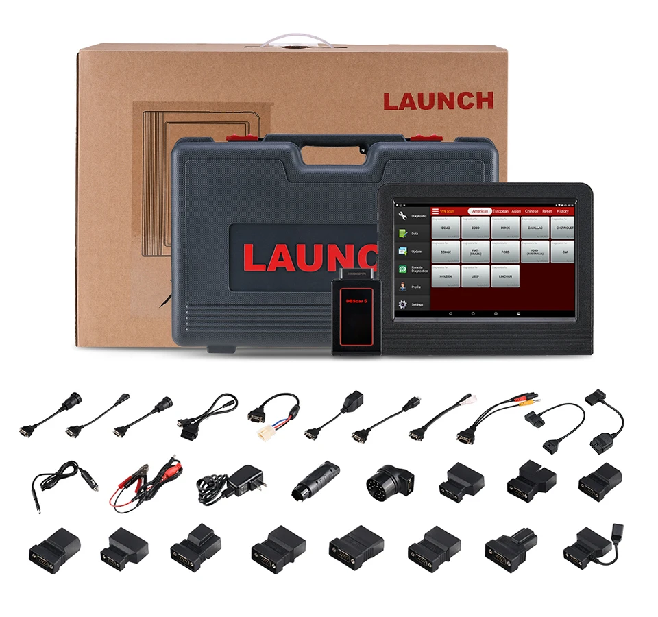 Launch X431 V+ диагностический инструмент для сканирования и HD Тяжелый грузовик диагностический модуль Wifi/Bluetooth подходит для бензинового автомобиля дизельного грузовика
