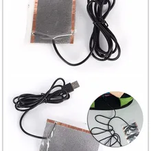 5 в 1 шт. 5,5X7,5 см USB углеродный нагревательный лист зимние теплые электрические обогреватели для обуви Одежда с подогревом