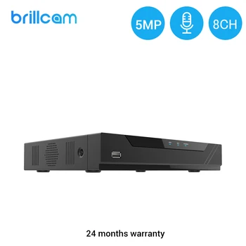 

Brillcam 5MP NVR for Brillcam HD IP Camera PoE Network Video Recorder 24/7 Continuous Recording
