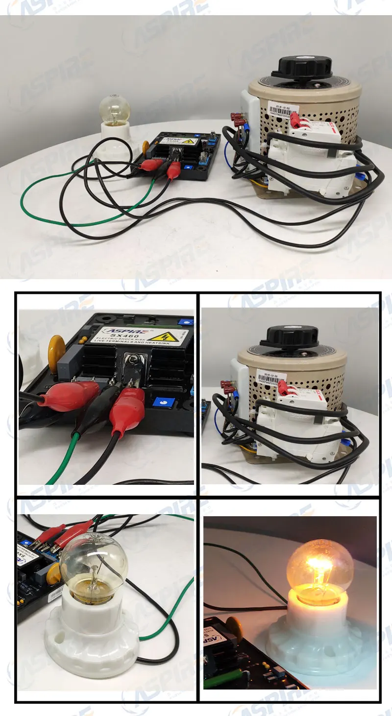 Простые испытания Системы для Цена генератора avr SX460 SX440 AS440 AS480 GAVR 8A 12A 15A 20A