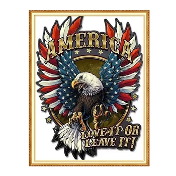 

Meian Eagle full square diamond 5D DIY Diamond art 3D Diamond painting Kit cross stitch diamond mosaic photo home decor