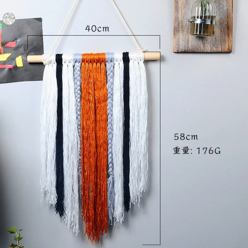 Style J 40CM X 58CM Tapiz макраме настенный гобелен Висячие Бохо Декор для дома De Pared Tela Colgante Makrama Makramee тканые Tenture Murale chic - Цвет: Style J 40CM X 58CM