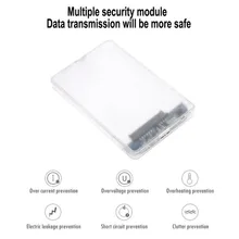 2,5 дюймовый USB3.0 SATA Мобильный жесткий диск коробка прозрачный жесткий диск коробка USB3.0 жесткий диск коробка