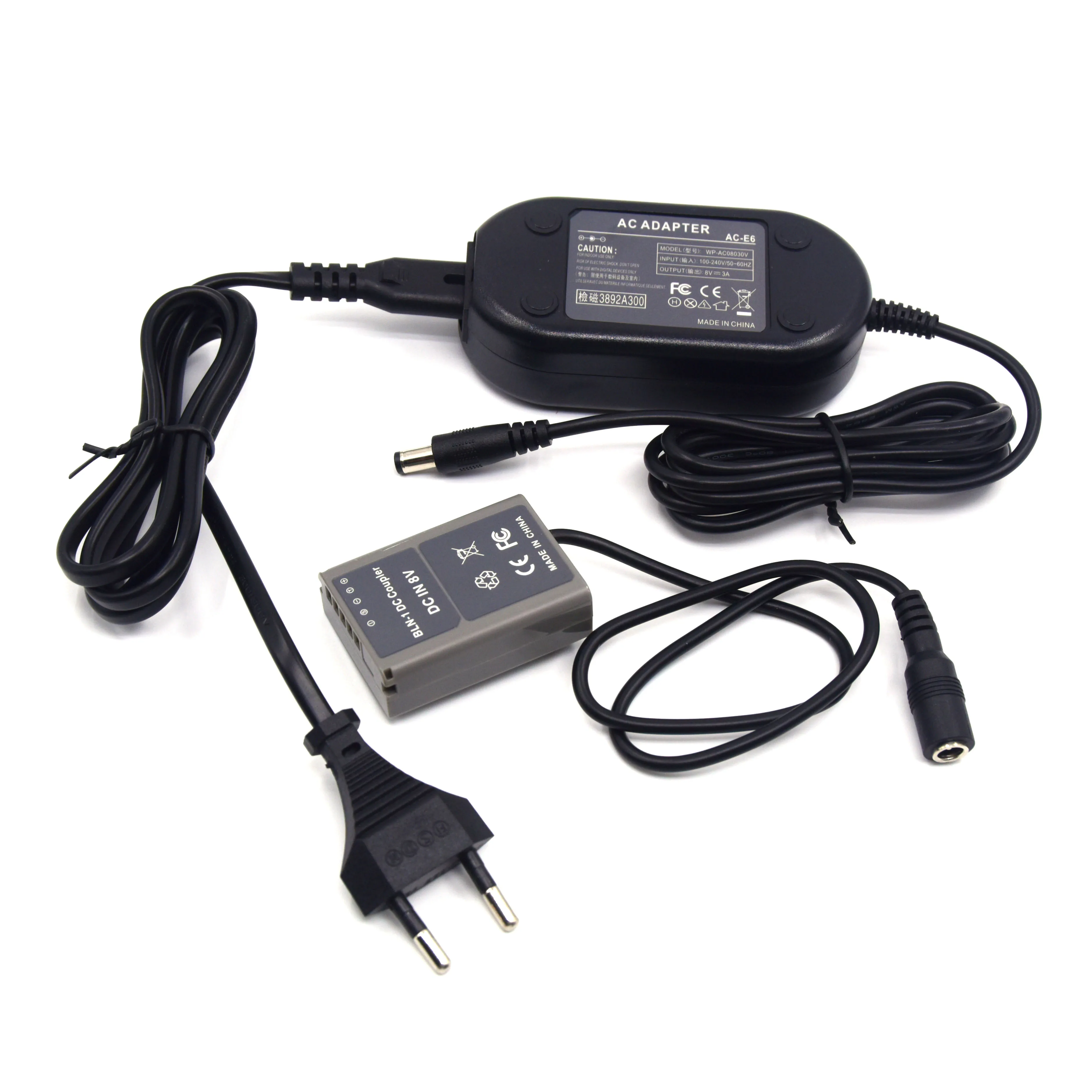 PS-BLN-1 DC муфта BLN1 пустышка батарея + AC-E6 AC адаптер питания для Olympus OM-D E-M5 II 2 E-M1 ручка