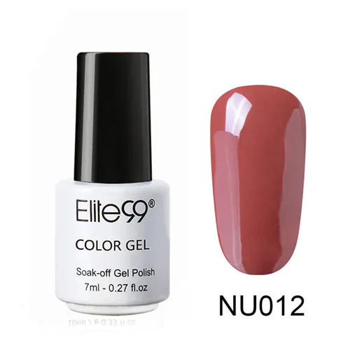 Elite99, Классическая серия телесного цвета, 1 шт., 7 мл, Гель-лак для ногтей, дизайн ногтей, маникюр, грунтовка, модный Гель-лак, 24 цвета - Цвет: NU012
