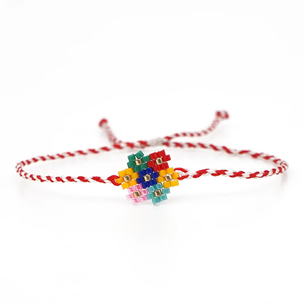 Go2boho богемный Браслет Miyuki для девочек подарок детям цветок браслеты женщин Pulsera