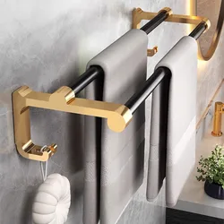 Towel Rack for Bathroom Towel Hooks  Hotel Shower Shelf  Modern Wall Mounted Holder
