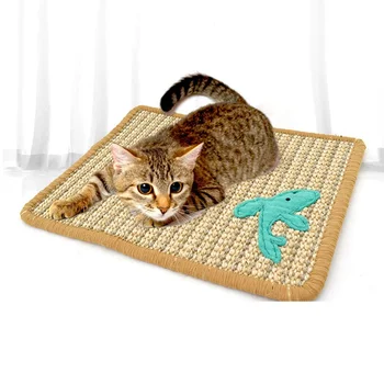 

Sisal Cat Scratcher Board Scratching Post Mat Toy for Catnip Tower Climbing Mat Lounger Pet