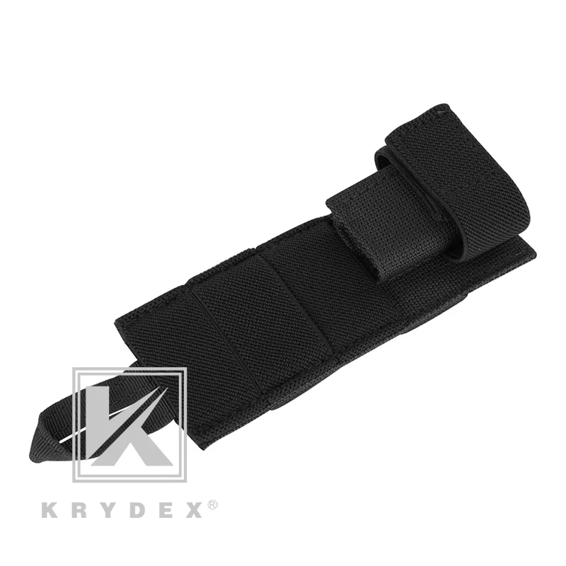 KRYDEX радио антенна удержания Чехол Военная Тактическая модульная перемещение небольшой MOLLE Wargame страйкбол боевое оборудование держатель BK