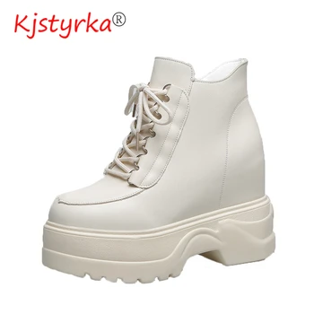 

Kjstyrka 2020 New Trendy Shoes Woman High Top Sneakers Women Platform Shoes Ankle Boots Basket Femme Chunky Shoes