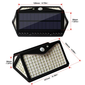 

Wall Light Induction Light Fence Light Eco-friendly Solar Motion Sensor Walkway Lights Home Security Lamp Durable