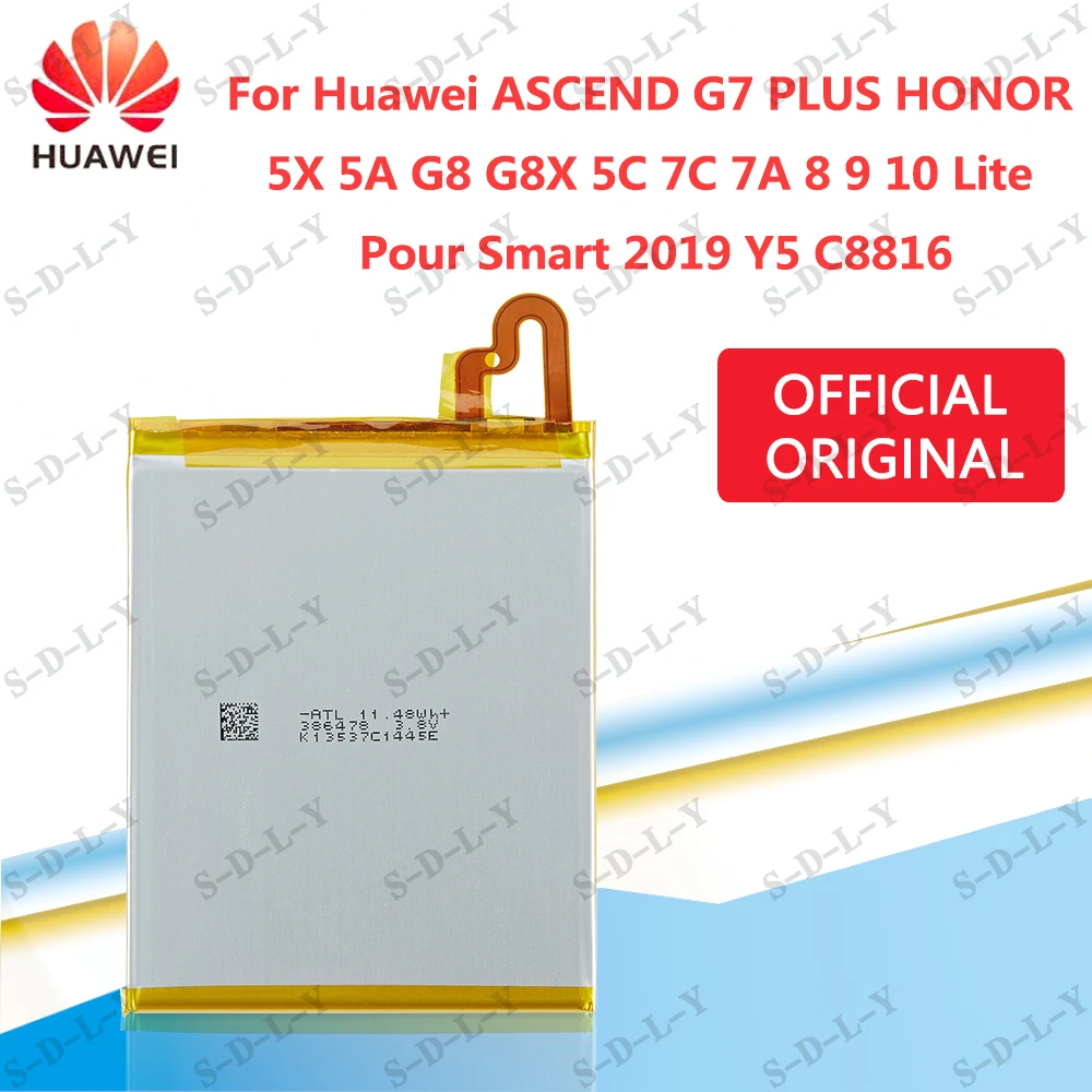 Huawei HB396481EBC 100% качественный аккумулятор ASCEND G7PLUS HONOR 5X 5A G8 G8X 5C 7C/7A 8 9 10 Lite Pour Smart 2019 Y5