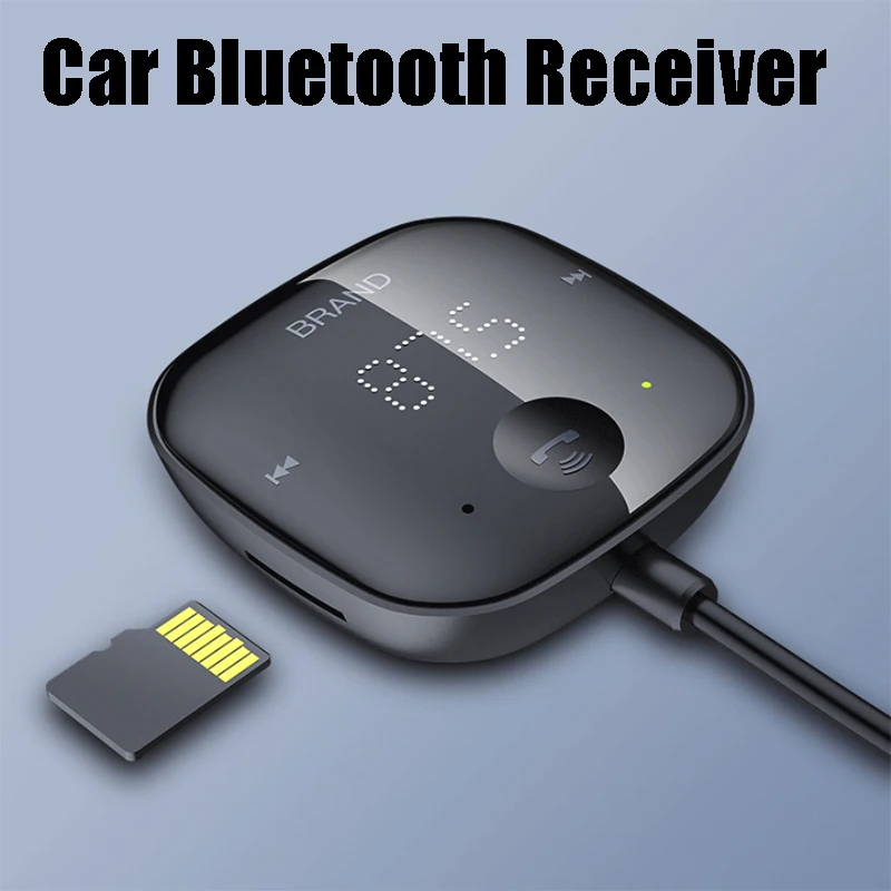 5.0 Car Kit Handsfree Fm Transmitter Wireless Aux