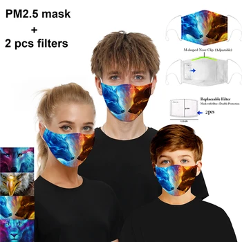 

Anti Dust Face mask Mouth Mask Breathable Protective Children Kid Men Women Cartoon Cute PM2.5 Anti-Dust Mask dropshipping