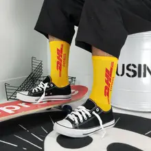 Гольфы, длинные гольфы, гетры, мужские, женские, мужские носки, хипстерские, забавные, хлопковые, DHL, экспресс носки, унисекс, уличная одежда, скейтборд