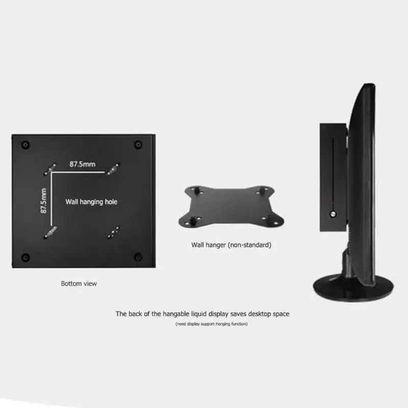 E-T3 Mini-ITX чехол Ультратонкий SECC компьютерный ПК корпус Поддержка настенного крепления