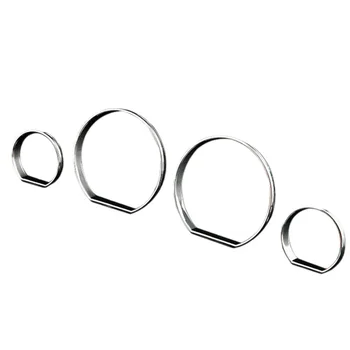 

For BMW E46 M3 M Chrome Speeeter Gauge Dial Rings Bezel Trim Speedo AC/Tech Sport