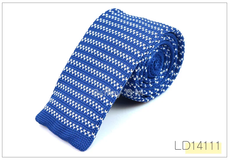 Mens Knit ties New Casual Skinny Knit Neckties For Wedding Evening Party Gravata Slim Tie for Man Knitted Neck Tie - Цвет: LD14111