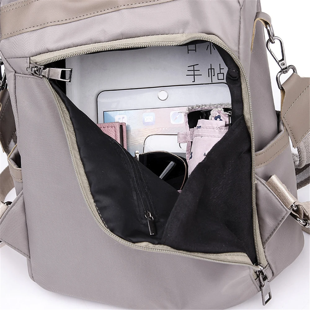 Mochilas женский рюкзак Женский кошелек водонепроницаемый нейлоновый