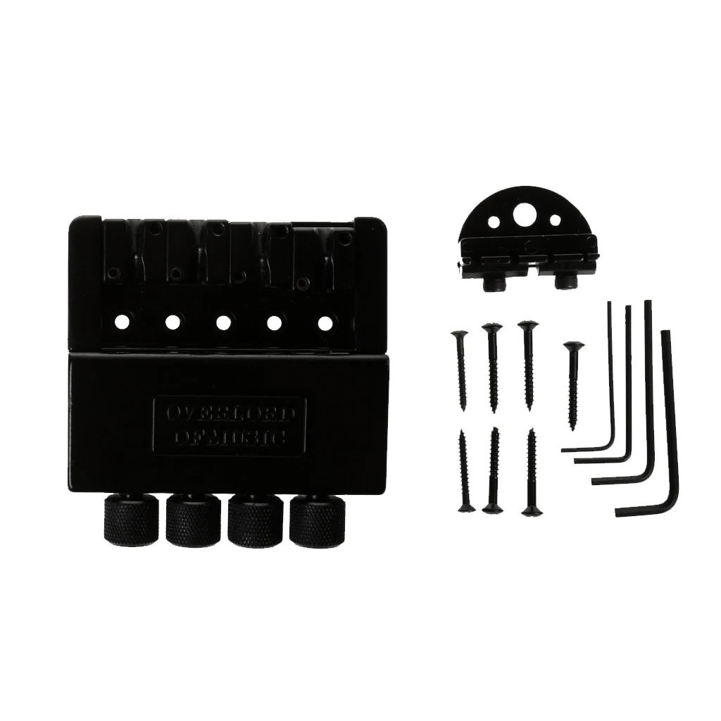 

Headless Bass Bridge W/ Screw Wrench For 4 String Electric Bass Replacement